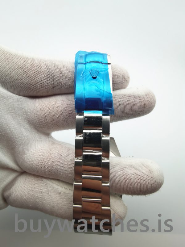 Rolex Datejust 116200 36mm Czarny automatyczny zegarek ze stali nierdzewnej 904L
