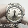 Rolex Day-Date 128239 Męski automatyczny zegarek diamentowy 36 mm