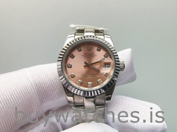 Rolex Datejust 178271 Średniej wielkości stalowy zegarek damski Eve Gold Diamond