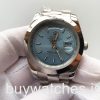Rolex Day-Date 228206 Mans 40 Mm niebieski automatyczny stalowy zegarek