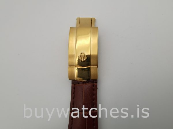Rolex Day-Date 1503 Zegarek automatyczny Unisex Gold Crocodile Skin 34 mm