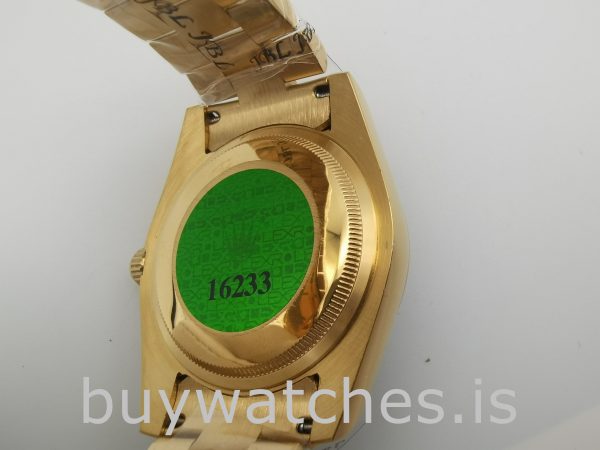 Rolex Day-Date 18238 Męski automatyczny zegarek ze srebrną tarczą 36 mm