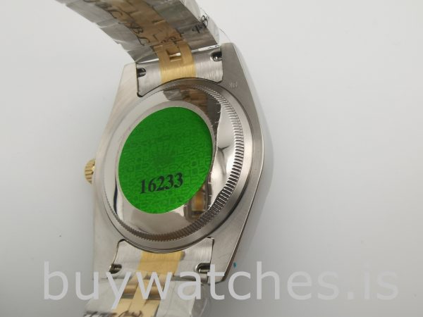 Rolex Datejust 116233 Women White Steel 36 mm automatyczny zegarek