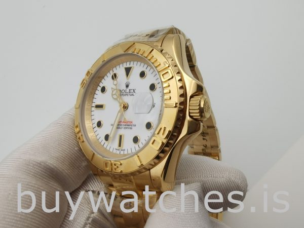 Rolex Yacht-Master 16628 Męski zegarek 40 mm z 18-karatowego żółtego złota