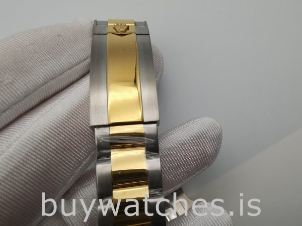 Rolex Submariner 116613LB Okrągły złoty zegarek ze stali nierdzewnej 40 mm