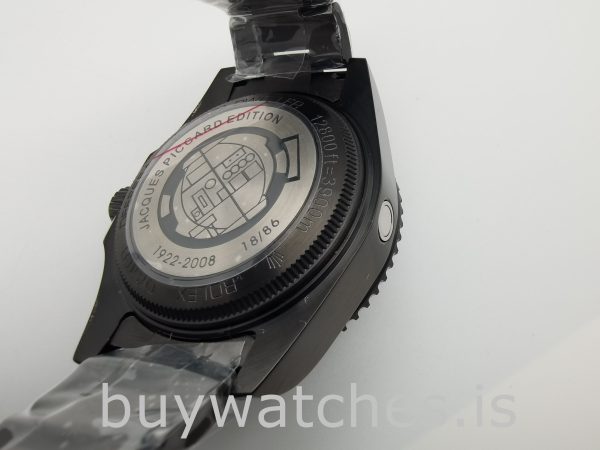 Rolex Deepsea 116660 Automatyczny czarny zegarek ze stali nierdzewnej 44 mm