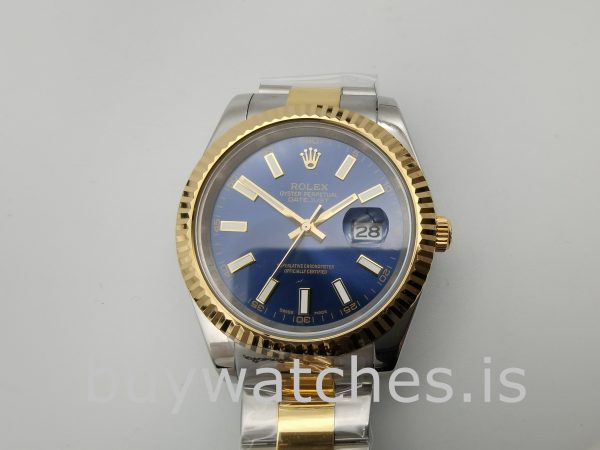 Rolex Datejust 116233 Męska niebieska tarcza 36 mm automatyczny zegarek 3135
