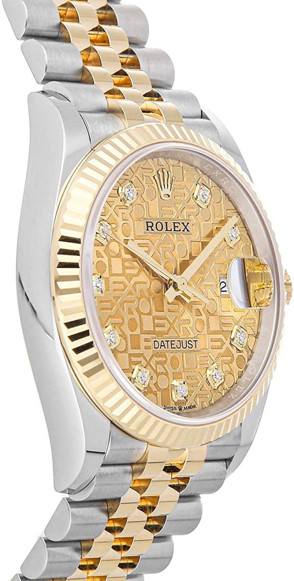 Rolex Datejust 126233 Beżowy męski automatyczny zegarek 36 mm z tarczą