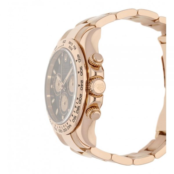 Rolex Daytona 116505 Męski zegarek w kolorze różowego złota z kopertą 40 mm