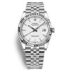 Rolex Datejust 116234 Replica Biała tarcza 36mm Damski zegarek